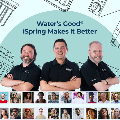 iSpring F3WGB31B Whole House Water Filter Replacement Pack with Sediment and Carbon Block Filters, Reduces up to 99% Chlorine, Sediments, Taste, Odor, Up to 12 Months, 10" × 4.5", Fits WGB31B