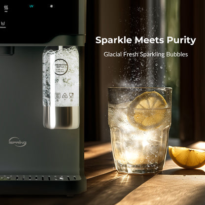 iSpring ABTRCD Carbonation Bottle for RCD100SPKHC Sparkling RO Water Maker, Durable & Easy to Use