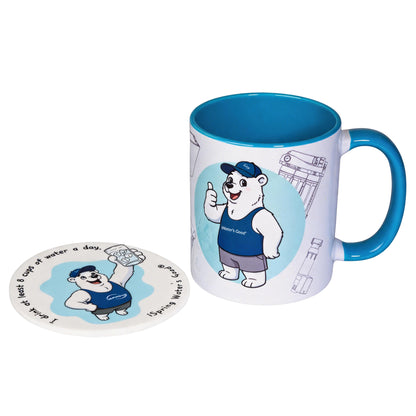 iSpring Mug & Coaster Set