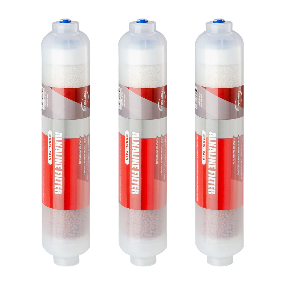 iSpring FA15X3 iSpring Alkaline Water Filter Replacement Cartridge, Pack of 3
