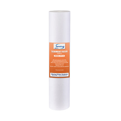 iSpring FP110 NSF/ANSI 58 Certified 10 micron 10"x2.5" Standard Sediment Water Filter Replacement Cartridges