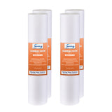 iSpring FP110X4 10 micron 10" x 2.5" Standard Sediment Water Filter Replacement Cartridges, 4-Pack