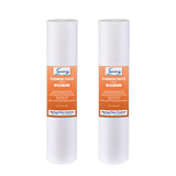 iSpring FP11X2 1 micron 10"x2.5" Standard Sediment Filter Cartridges, 15,000-Gallon, Multi-layer, 2-Pack