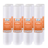 iSpring FP150X8 50 Micron 10"x2.5" Standard Sediment Water Filter Replacement Cartridges, 8-Pack