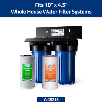iSpring FP15B Sediment Filter Replacement Cartridge for Whole House Water Filtration Systems, High Capacity 5-Micron Premium PP, 4.5" x 10"