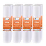 iSpring FP15X8 5 Micron 10"x2.5" Standard Sediment Water Filter Replacement Cartridges, 8-Pack