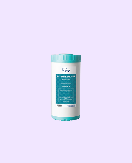iSpring FM15B Iron and Manganese Reducing Water Filter, Replacement Cartridge for WGB21BM, 10"x 4.5"
