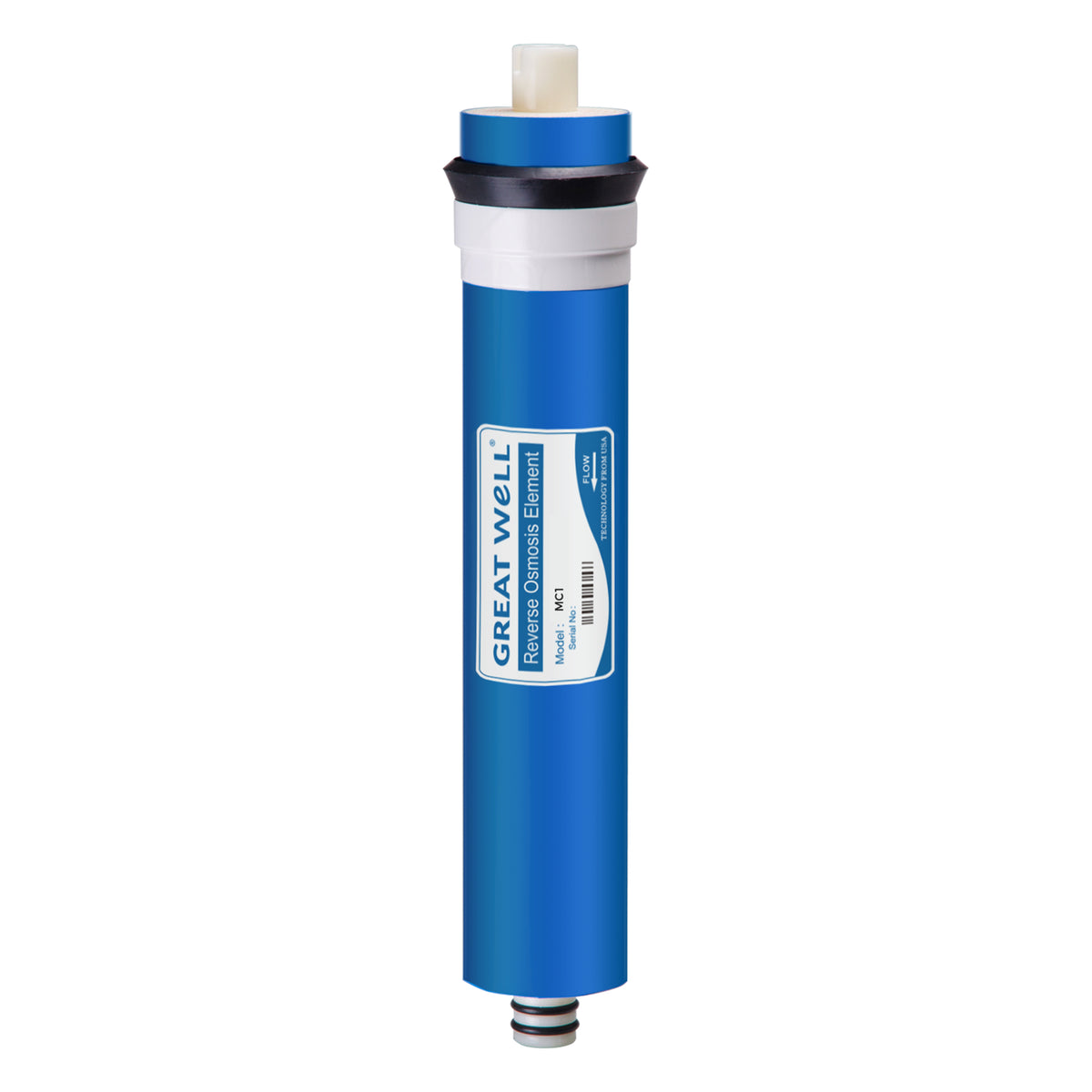 Greatwell MC1 Reverse Osmosis (RO) Membrane Replacement 100 GPD, 11.75" X 1.75"