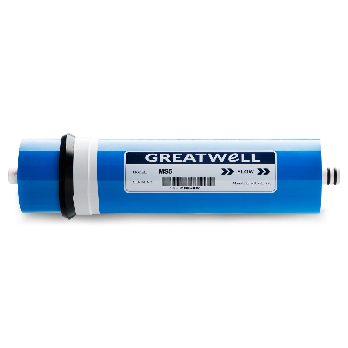 iSpring MS5-N 500GPD Reverse Osmosis (RO) Membrane Replacement 3.0" x 11.7", Fits RCS5T, Updated Version