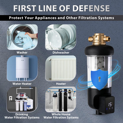 iSpring FWSPSL-ARJ NSF/ANSI/CAN 372 Certified Spin Down Sediment Water Filter Replacement Cartridge with Siliphos, for WSPSL-ARJ and WSPSL-ARJ-BP Series, 1 Count (Pack of 1)