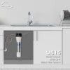 iSpring US15 Direct Connect Under Sink Water Filter System, High Capacity Filtration, Fits Kitchen and Bathroom Faucets, 3 micron, White