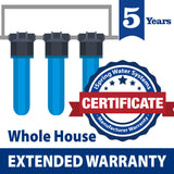 Whole House Water Filtration System 5-Year Extended Warranty