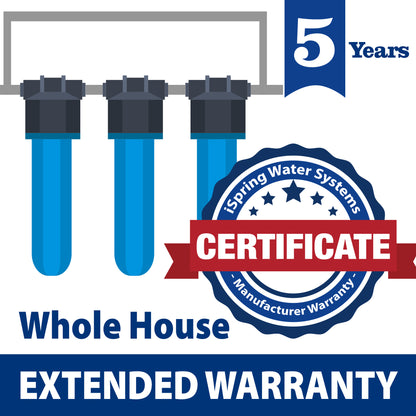 Whole House Water Filtration System 5-Year Extended Warranty
