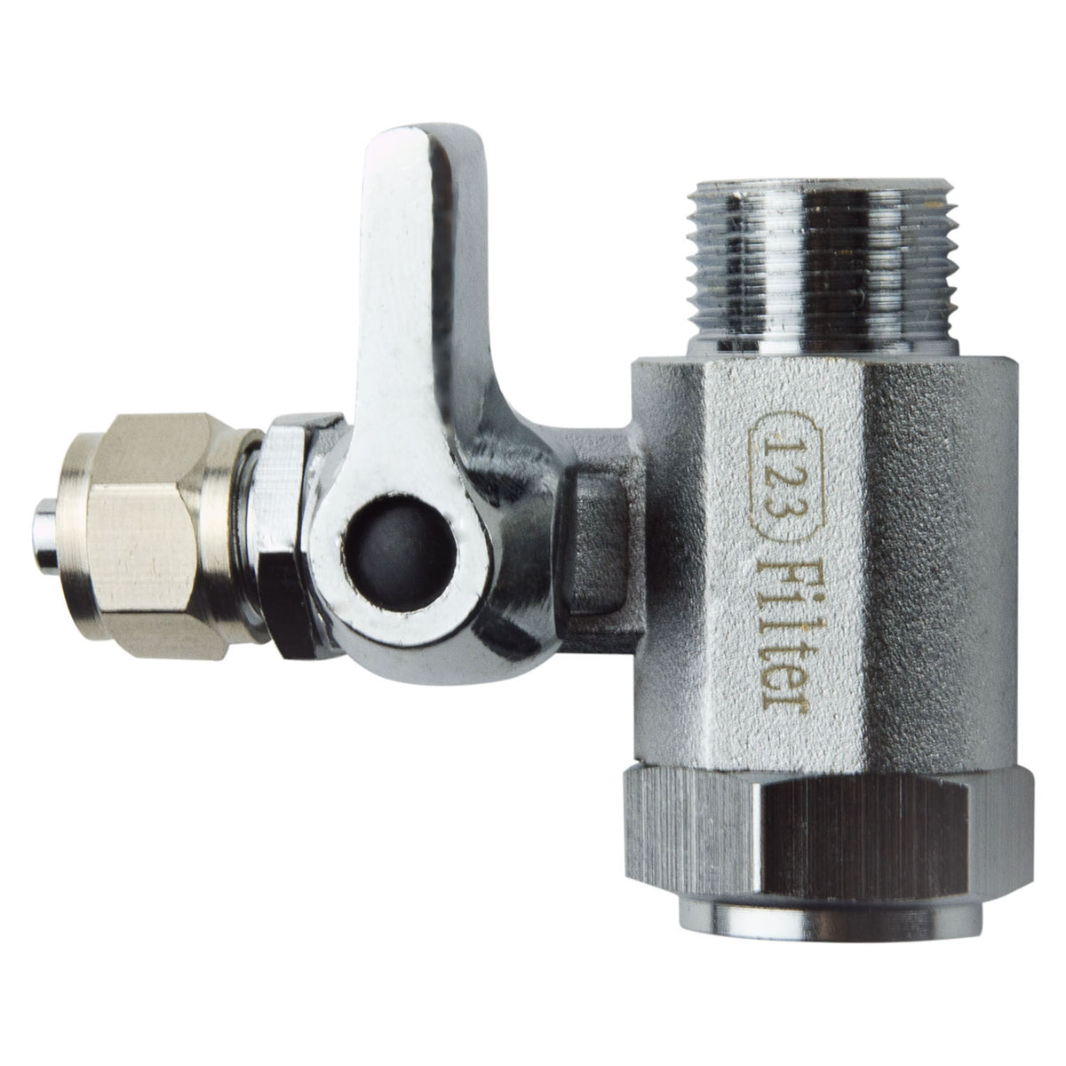 iSpring AFW Water Supply Adapter (Angle stop valve) 3/8 x 3/8 x 1/4 inch