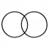 iSpring ORWBX2 Replacement O-ring for WSPARB/WSPB Series Reusable Spin Down Sediment Water Filter - Pack of 2