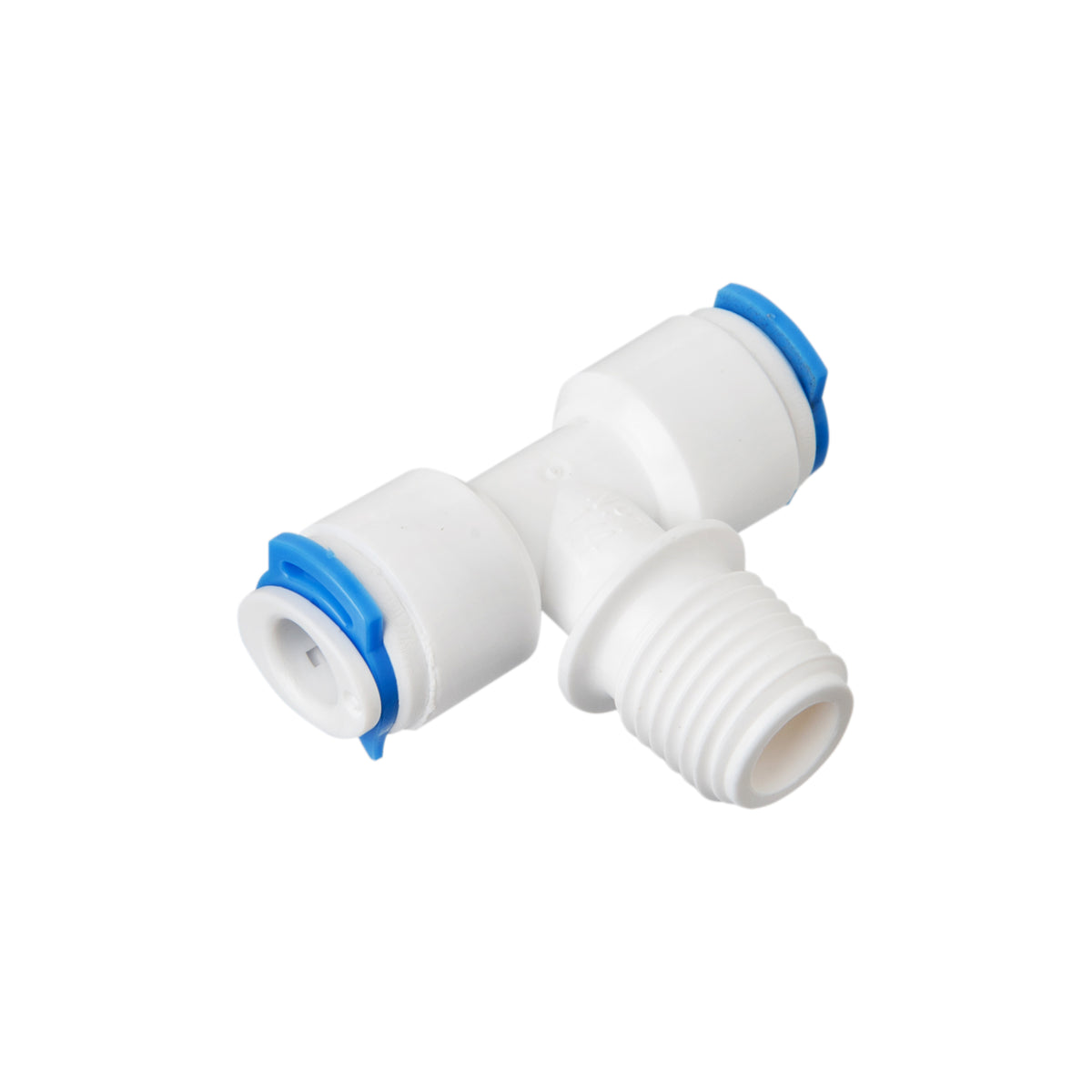 iSpring 0404UMT 1/4'' Push to Fit Union T-fitting with 1/4'' NPT Male Thread