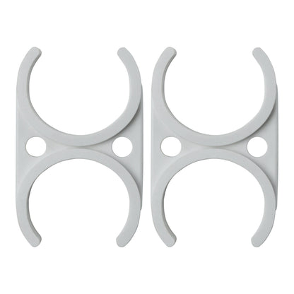 iSpring ACN22X2 Add-on Filter Clamps - Set of 2, White 2 Piece