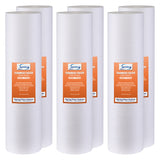 iSpring FP220BX6 20” x 4.5” Water Filter Replacement Cartridges - Sediment Filter - 20 Micron - Fits Whole House Water Filtration Systems - Pack of 6