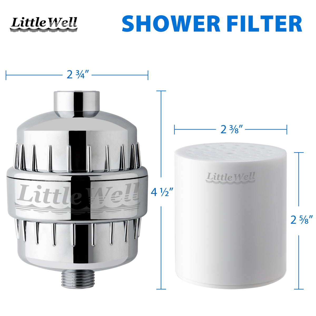 LittleWell LWSF2S Shower Filter