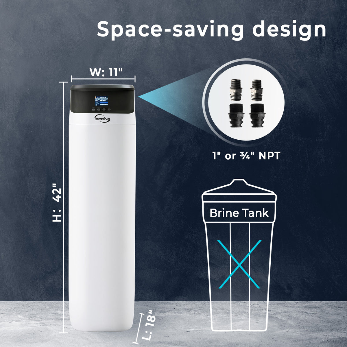 iSpring WCS50KG Elite Series Whole House Water Softener