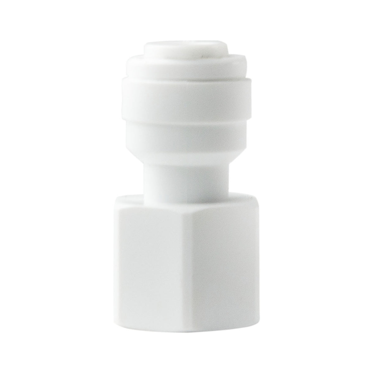 iSpring AFA7K Tube Thread Adapter for Drinking Water Faucet RO Faucet, 1/4 IN Quick-fitting by 7/16 IN UNF Female Thread - 71604FMC