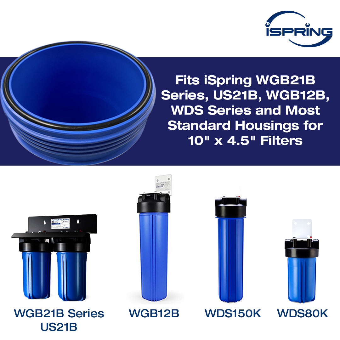 iSpring ORB1X2 Replacement O-ring for 10" X4.5" Undersink and Whole House Water Filtration Systems, Pack of 2