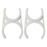 iSpring ACN23X2 Add-on Filter to Membrane Clamps #ACN23 Set of 2, White 2 Piece
