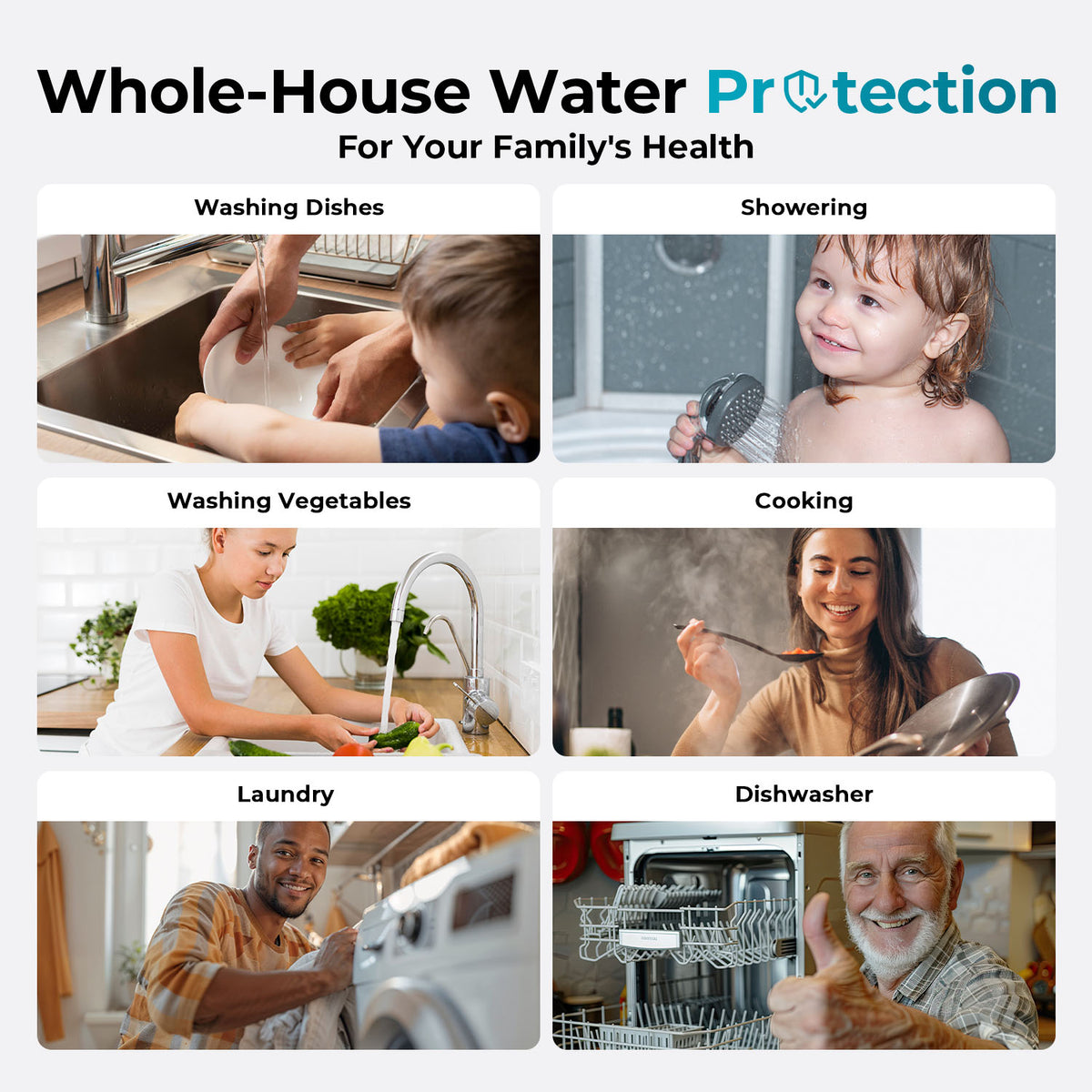 iSpring F3WGB31BM Whole House Water Filter Replacement Pack, Reduces Iron, Manganese, Chlorine, Sediment, Taste, and Odor, Up to 12 Months,10" × 4.5", Fits WGB31BM