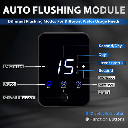 iSpring WGB32B+WSP100ARJBP Whole House Water Filter System, Removes Sediment, Odor, Cloudiness, and up to 99% Chlorine, Up to 15 GPM Flow, w/ WSP100ARJ-BP Jumbo Auto Flush Spin Down Sediment Water Filter with Bypass