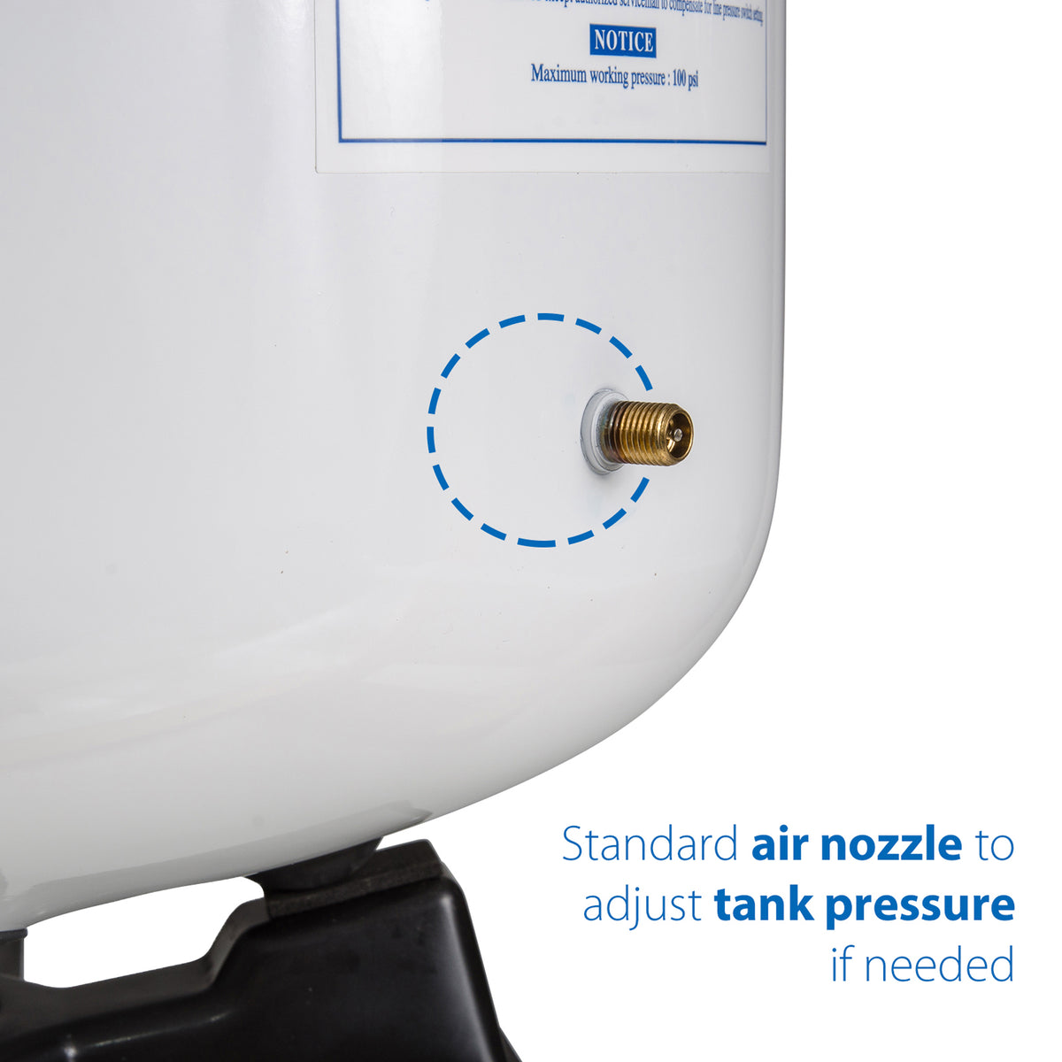 iSpring T32M Pressurized Water Storage Tank with with Ball Valve for Reverse Osmosis RO Systems, 4 Gallon