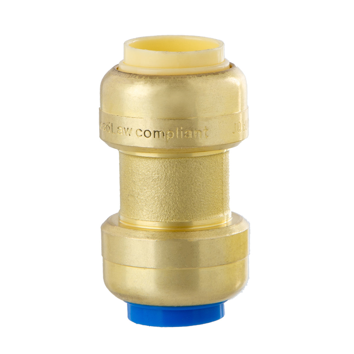 LittleWell ACPF8PB8 Brass 1/2'' Push-Fit and Polybutylene Conversion Coupling, Works the Same as A SharkBite