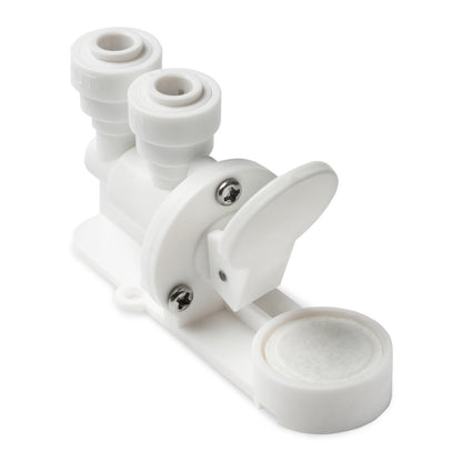 iSpring ALS1 Leak Detector and Shut-Off Valve for Reverse Osmosis and Under Sink Water Filtration Systems - 1/4" Quick Connect