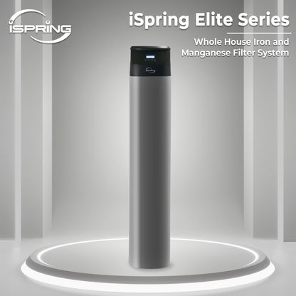 iSpring Elite Series Whole House Iron, Manganese, and Hydrogen Sulfide Reducing Water Filtration System