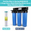 iSpring FG25B-KS 4.5" x 20" High Capacity Heavy Metal Reducing GAC and KDF Whole House Water Filter Replacement Cartridge