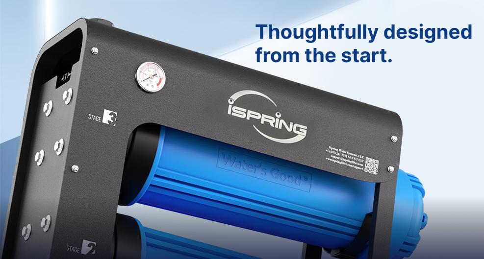 iSpring WHO32B whole house filter thoughtful design